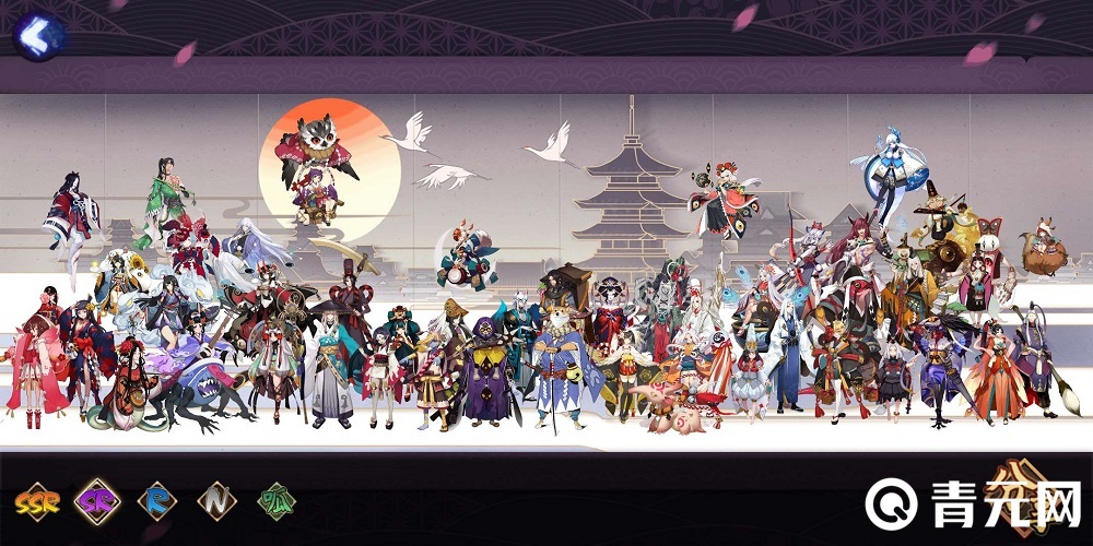 阴阳师式神群像