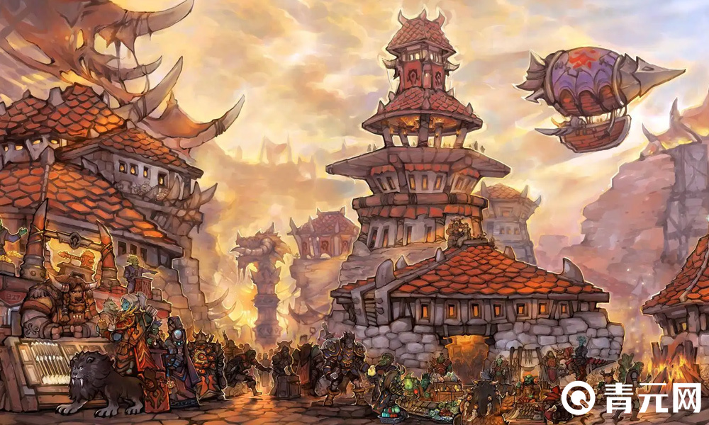 奥格瑞玛主城区全景