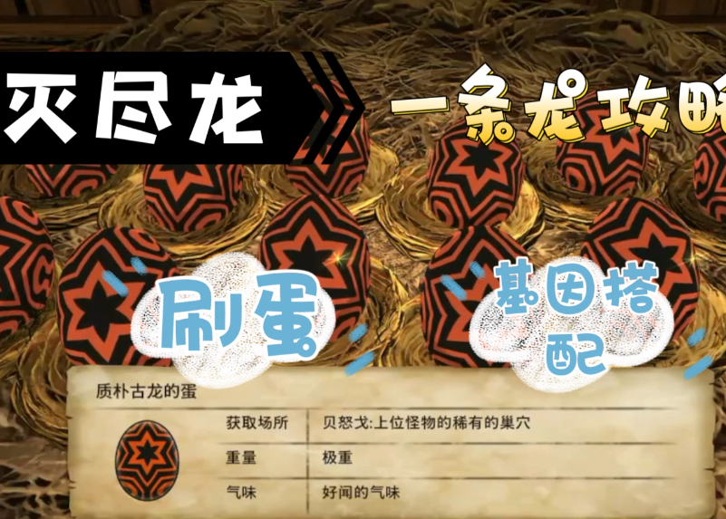 怪物猎人刷草食龙的蛋