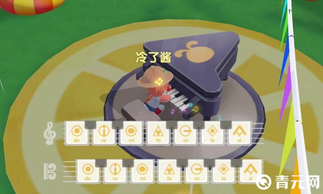 摩尔庄园钢琴能演奏