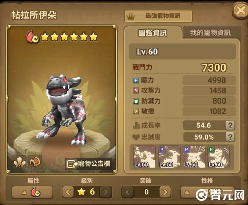 石器时代宠物各方面属性介绍