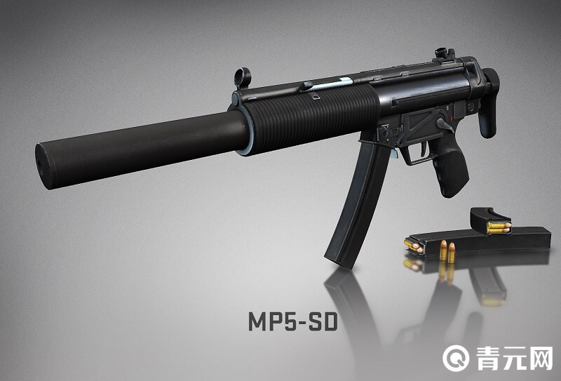 MP5冲锋枪枪管比手枪长