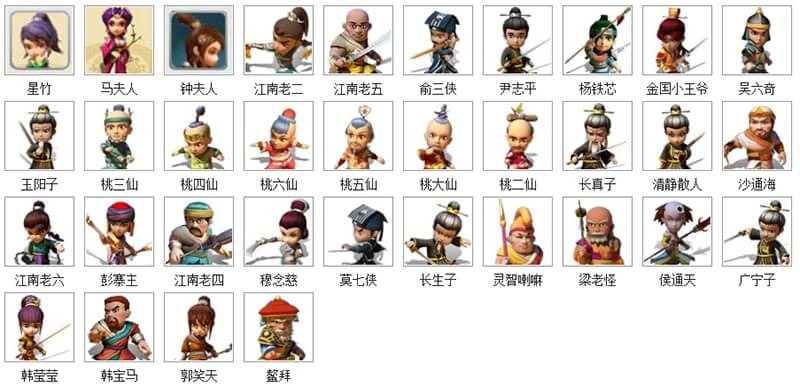 武侠Q传丁级弟子排名