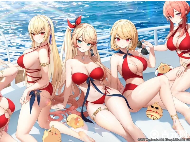 碧蓝航线泳装角色美图