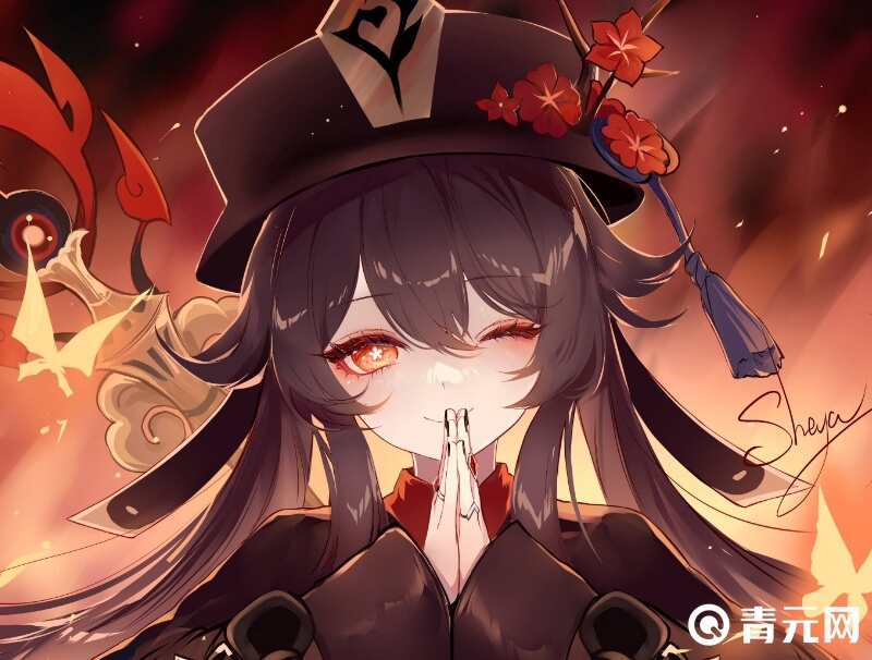 原神胡桃角色高清图片