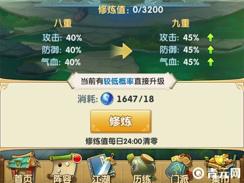 大掌门2修炼值列表