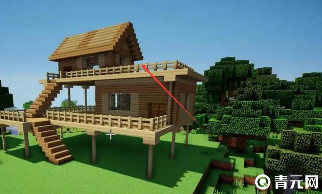 木屋别墅全景图