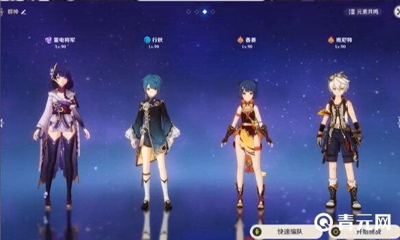 原神雷国队伍