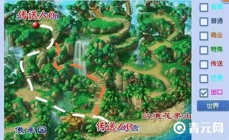 帮战NPC分布图