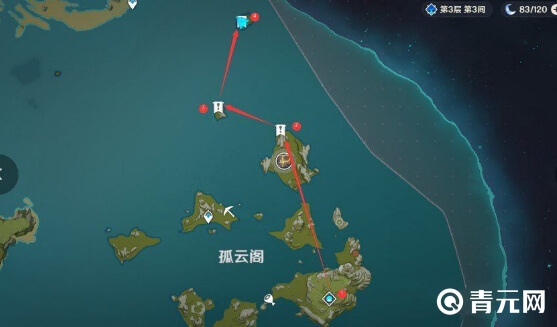 原神爱情岛路线图