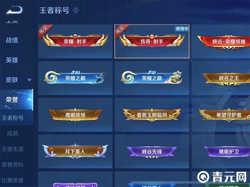 王者荣耀关闭称号显示
