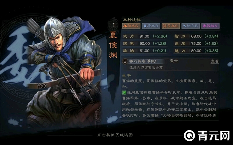 夏侯渊平民搭配