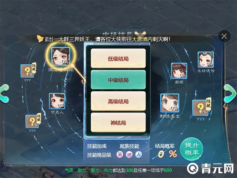 大话西游孩子中级结局