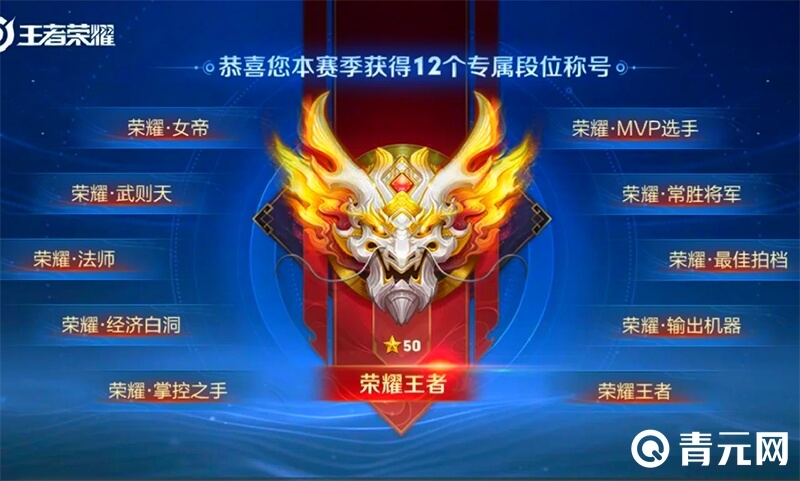 王者荣耀50星称号规则