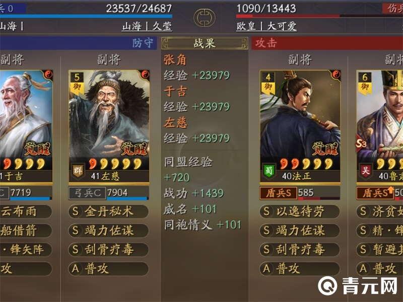 三国志战略版S1开荒阵容