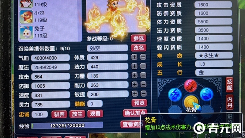 梦幻西游六耳猕猴神兽