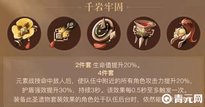 给阿贝多装备千岩牢固