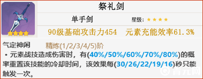 适合行秋的武器