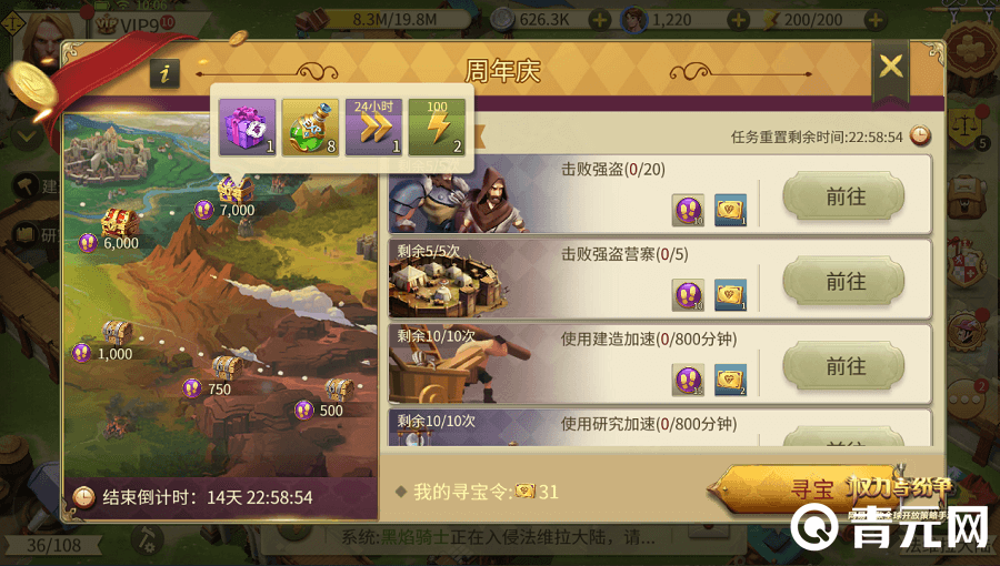权力与纷争游戏活动