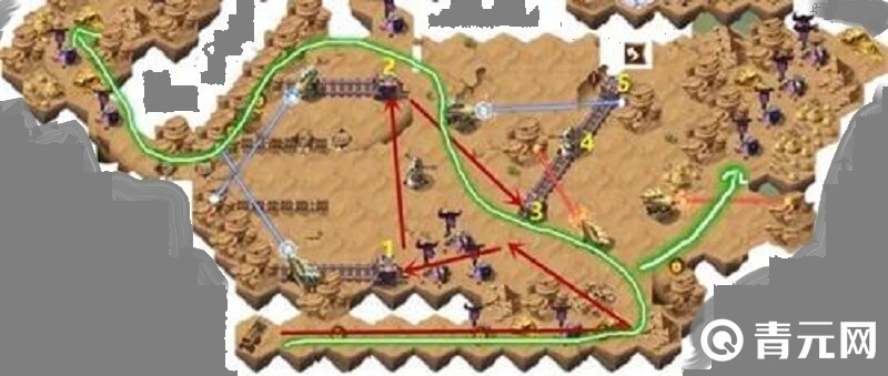 通过哭嚎荒漠的线路