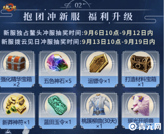 天龙八部新服预约活动奖励分享