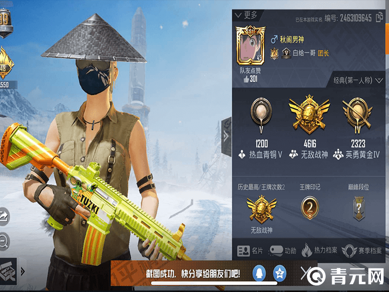 和平精英无敌战神