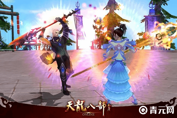 天龙3D帮会PK场景图