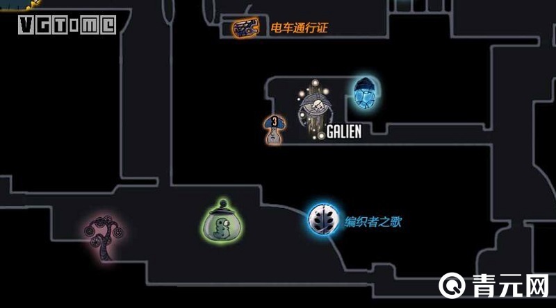 空洞骑士boss位置分布不同