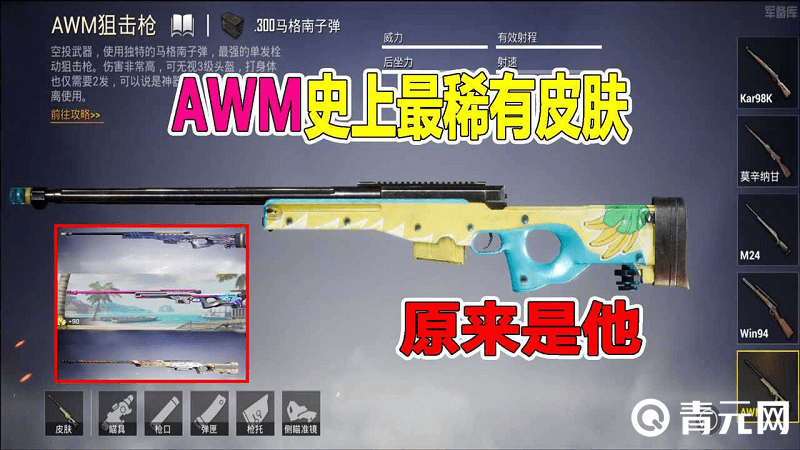 awm最稀有的皮肤黑色刀锋