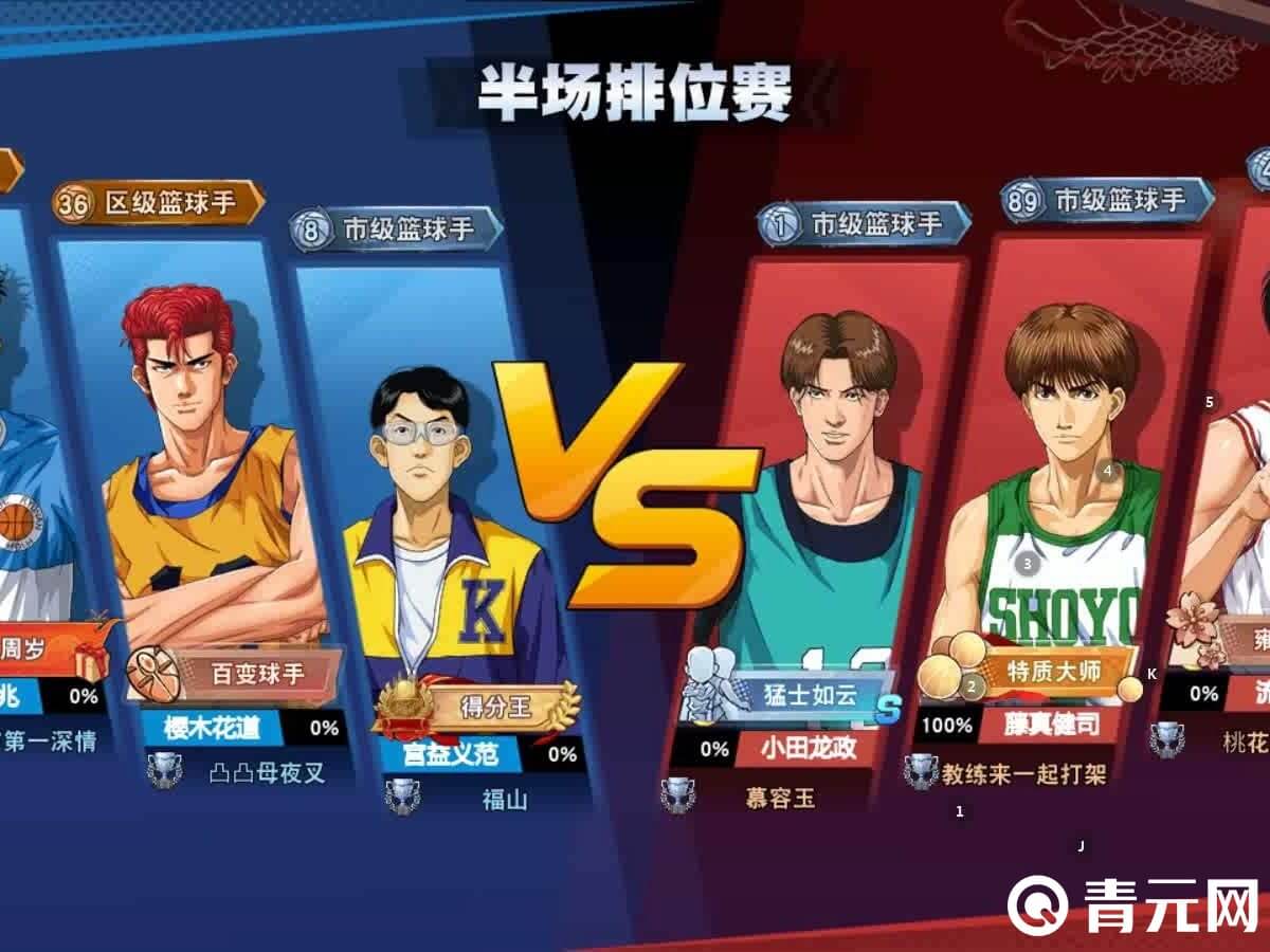 灌篮高手排位赛