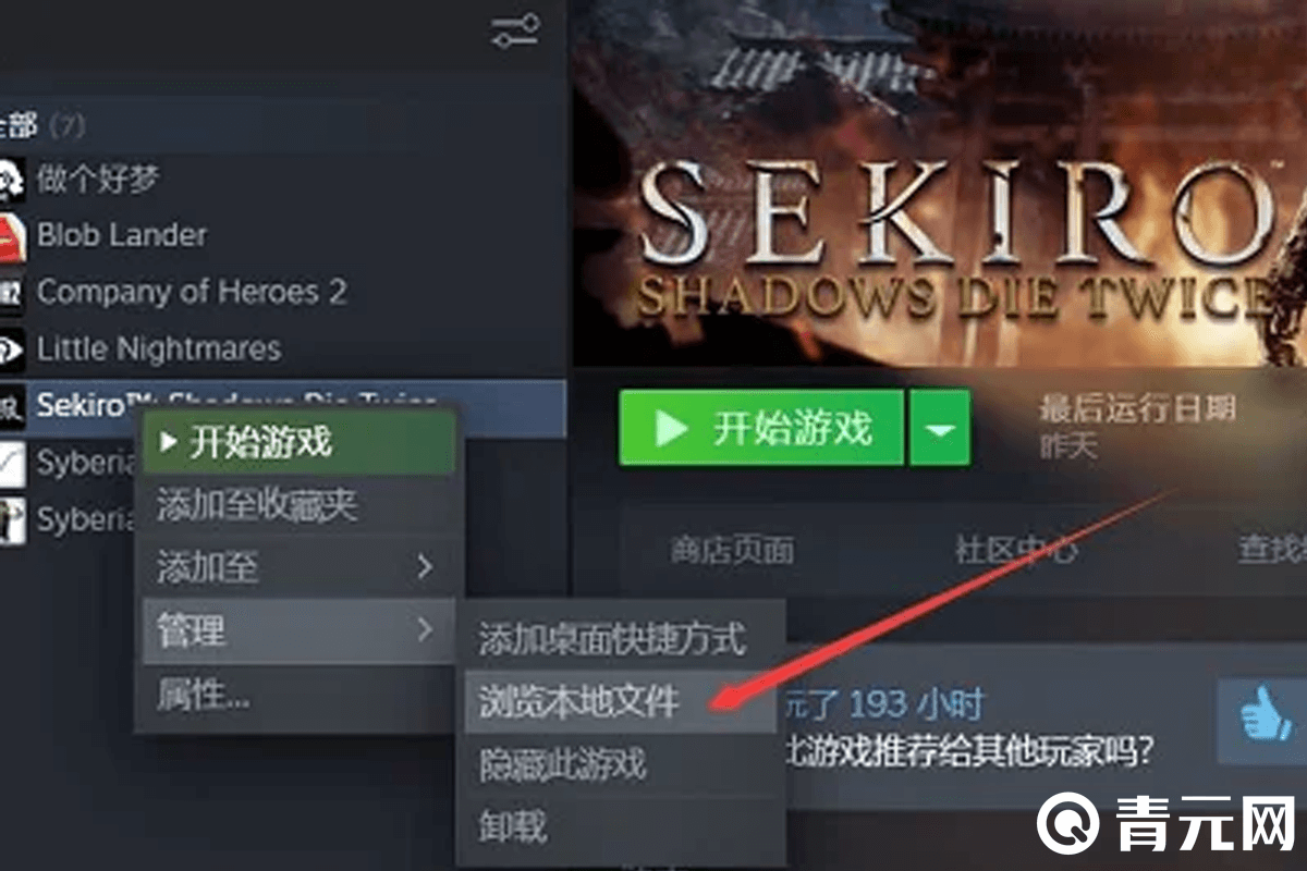 只狼mod安装位置