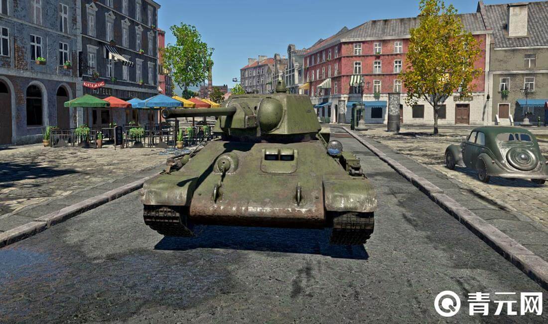 苏联T34坦克操控灵活