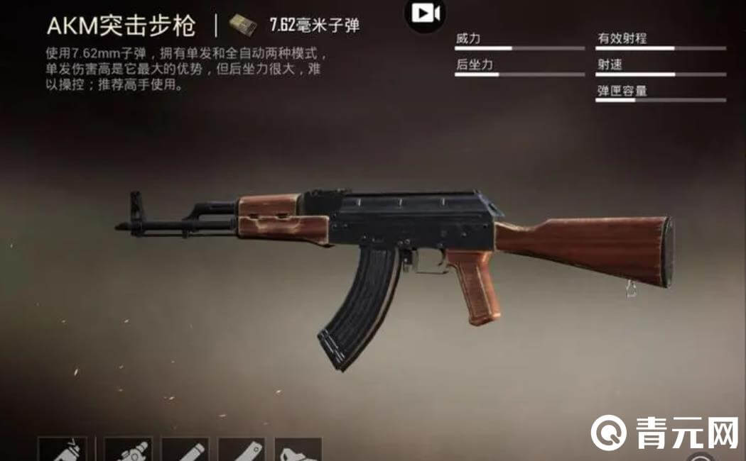 AKM搭配m416实力非常强大