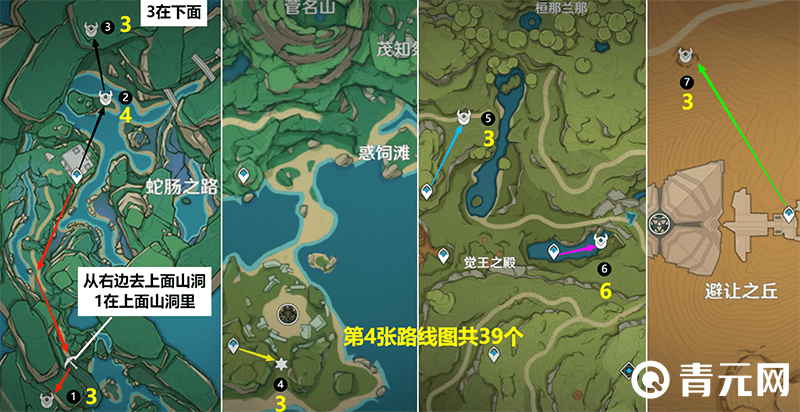 觉王之殿飘浮灵路线图