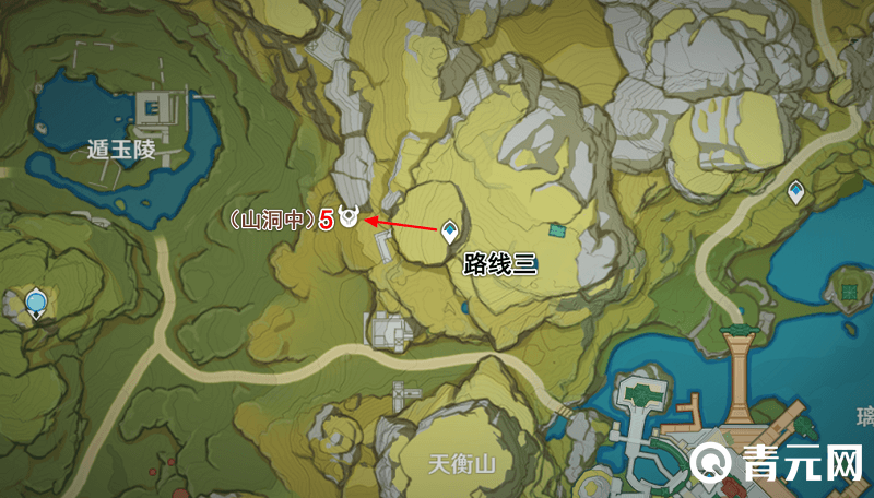 玉衡山上方山洞中的史莱姆聚集地