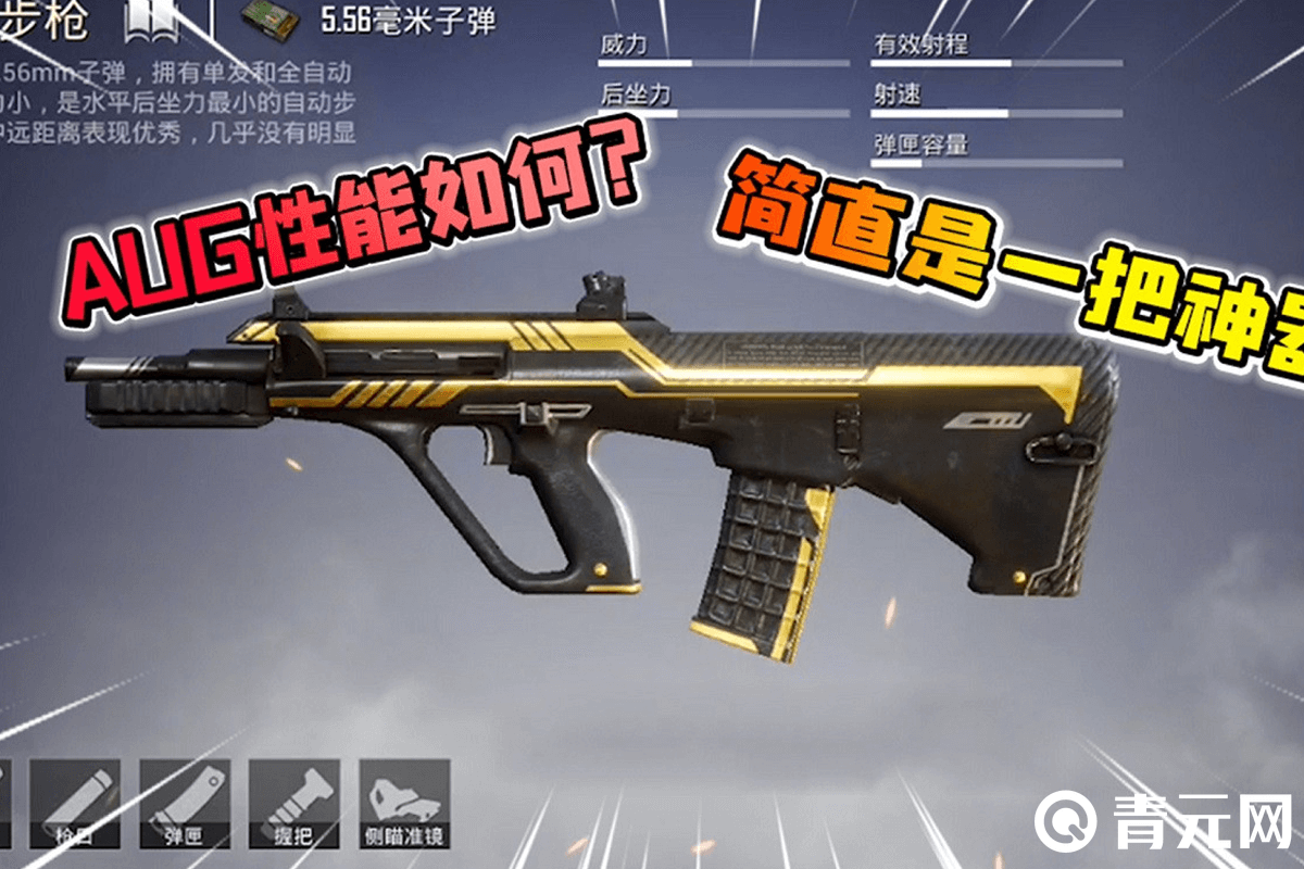 吃鸡神器AUG空投步枪
