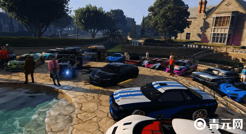 GTA5赛车场中的赛车
