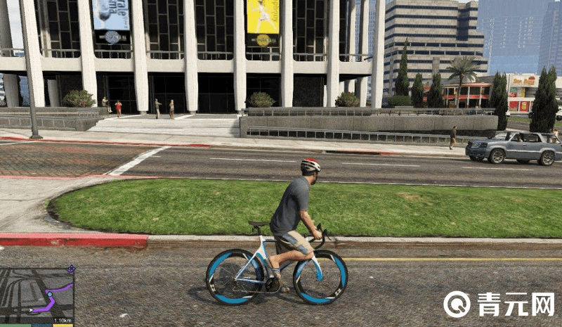 gta5主角加速骑自行车