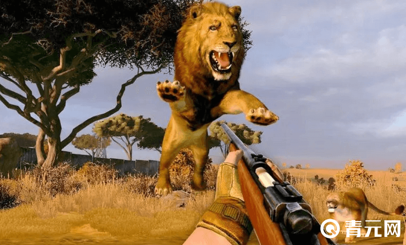 3D狩猎2010中用枪猎杀狮子