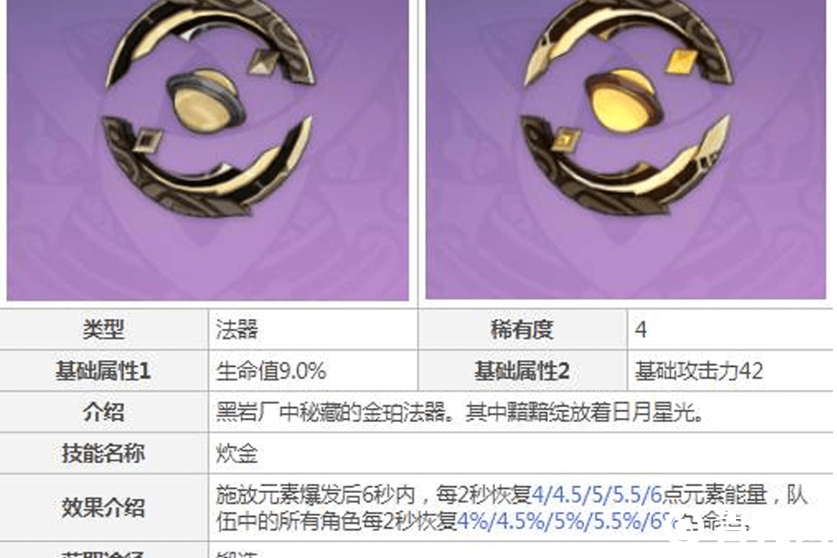 心海四星专武信息