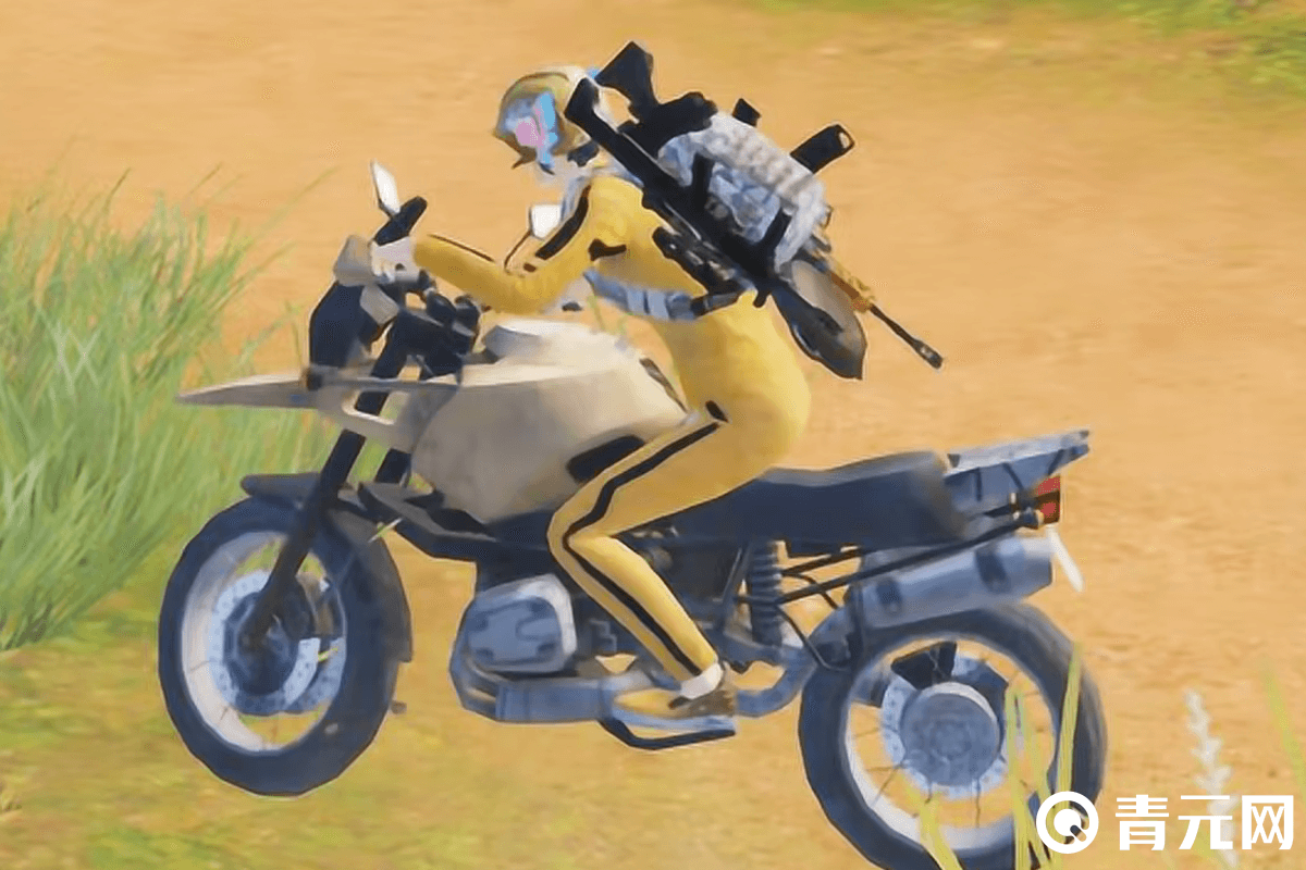 pubg玩家使用摩托车截图