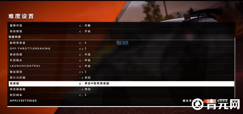 尘埃4中文设置界面