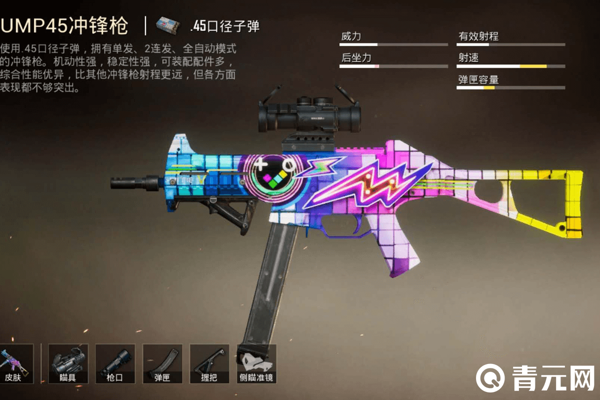 最好用的吃鸡神器UMP45