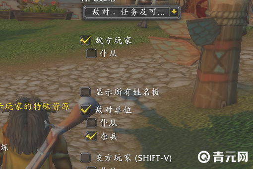 敌方姓名板
